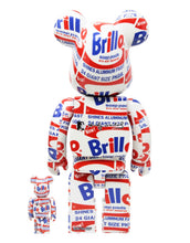 Load image into Gallery viewer, ANDY WARHOL x BE@RBRICK &#39;Brillo&#39; Art Figure Set