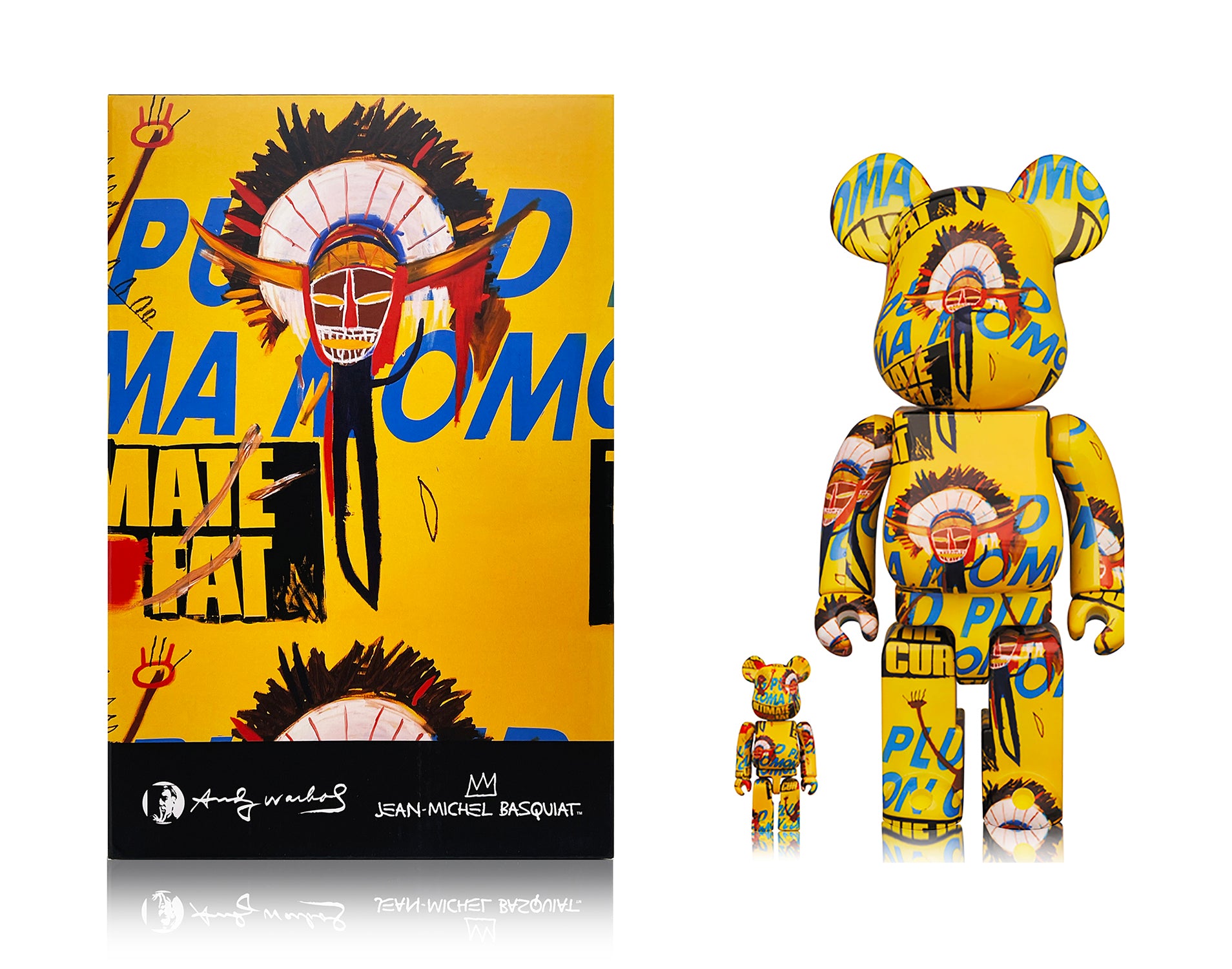 ANDY WARHOL x JEAN-MICHEL BASQUIAT 'Collaboration (#3)' Art Figure