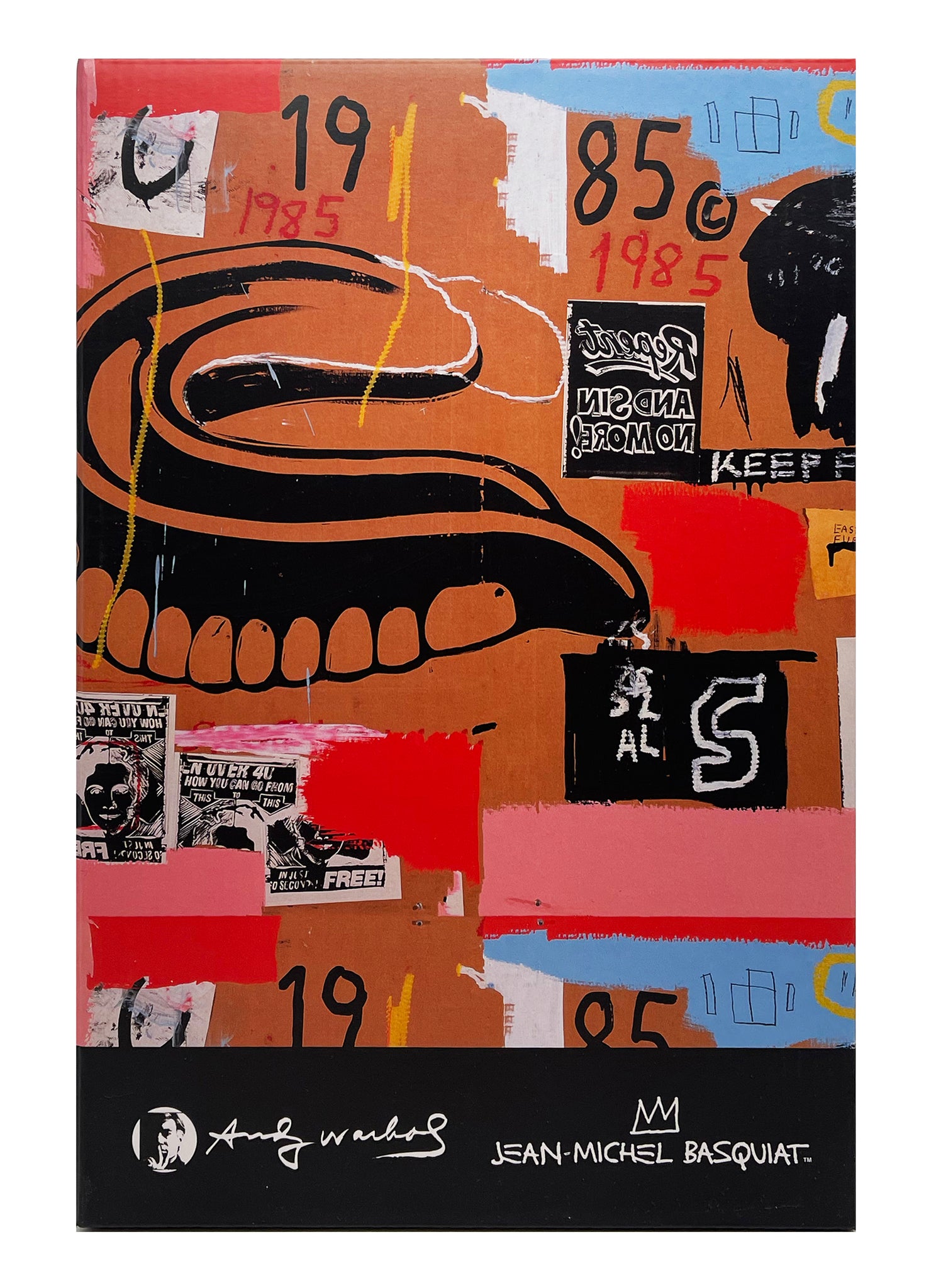 ANDY WARHOL x JEAN-MICHEL BASQUIAT 'Dentures/Keep Frozen (#2 