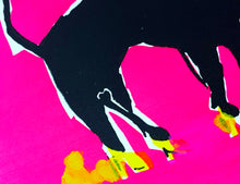 Load image into Gallery viewer, ANTHONY LISTER &#39;Puss in Heels&#39; Hand-Painted Screen Print - Signari Gallery 
