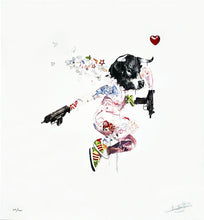 Load image into Gallery viewer, ANTONY MICALLEF &#39;Uzi Lover I&#39; Rare Framed Offset Lithograph - Signari Gallery 