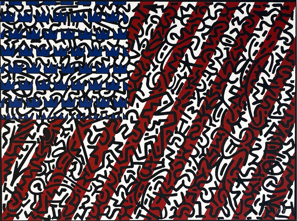 ARMANDO CHAINSAWHANDS 'American Flag' Screen Print