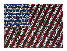 Load image into Gallery viewer, ARMANDO CHAINSAWHANDS &#39;American Flag&#39; Screen Print