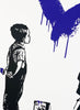 ARMANDO CHAINSAWHANDS 'Soldier of Love' (purple) Screen Print - Signari Gallery 