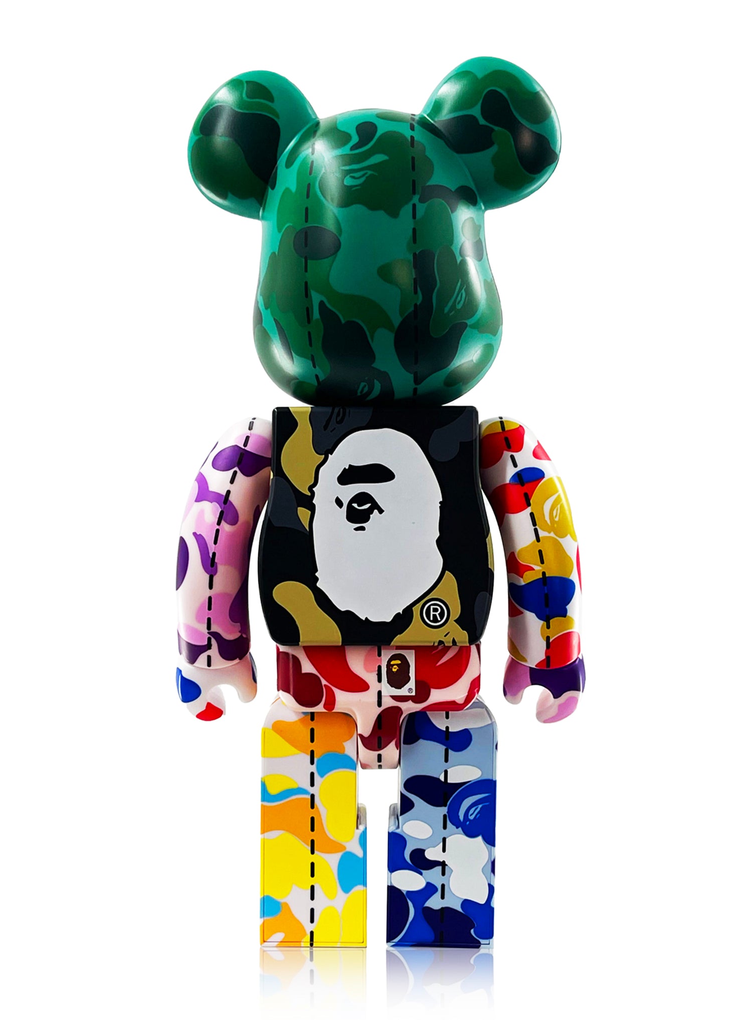 BAPE x Be@rbrick 'Multi-Camo #4 (400%) Designer Art Figure