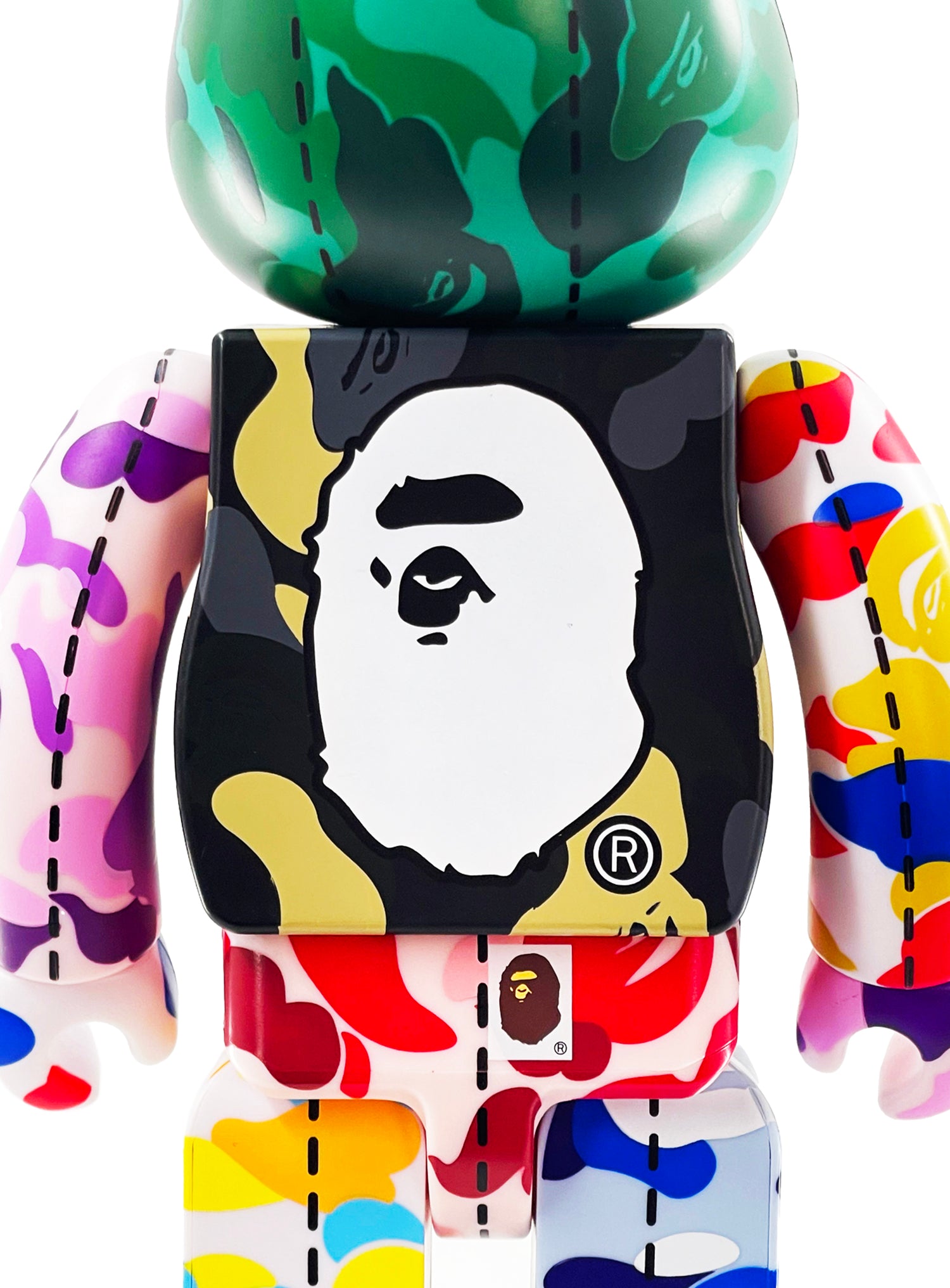 BAPE x Be@rbrick 'Multi-Camo #4 (400%) Designer Art Figure