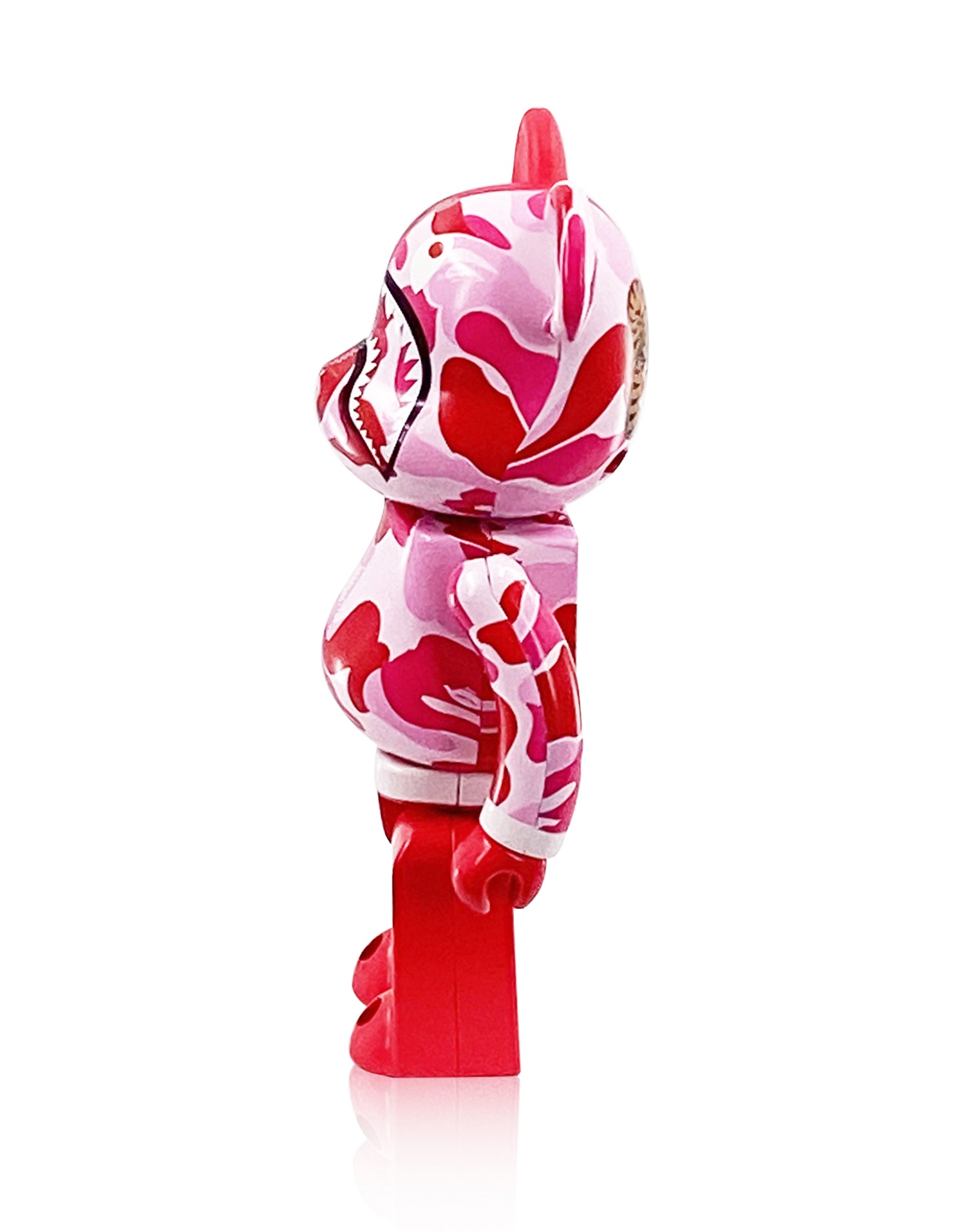 BAPE x Be@rbrick 'ABC Camo Shark' (pink) Designer Art Figure ...