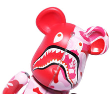 Load image into Gallery viewer, BAPE x Be@rbrick &#39;ABC Camo Shark&#39; (pink) Designer Art Figure
