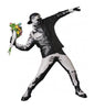 BANKSY (after) 'Flower Thrower' (concrete) Designer Art Figure
