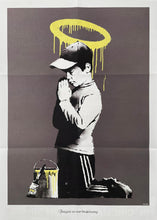 Load image into Gallery viewer, BANKSY &#39;Forgive Us Our Trespassing&#39; Lithograph Poster