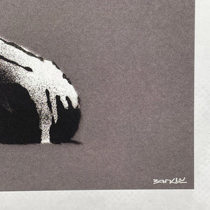 BANKSY 'Forgive Us Our Trespassing' Lithograph Poster