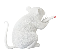 BANKSY x Brandalism 'Love Rat' (white) Polystone Sculpture