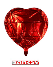 Load image into Gallery viewer, BANKSY (after) x MOCO &#39;Heart&#39; Mylar Balloon - Signari Gallery 