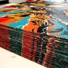 Load image into Gallery viewer, BASK x MEGGS &#39;Iron Pueo&#39; 7-Color Screen Print - Signari Gallery 