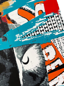 BASK x MEGGS 'Iron Pueo' 7-Color Screen Print - Signari Gallery 