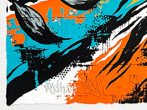 BASK x MEGGS 'Iron Pueo' 7-Color Screen Print - Signari Gallery 