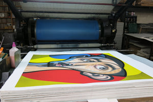 BELIN 'Autorretrato' 10-Color Lithograph Print - Signari Gallery 