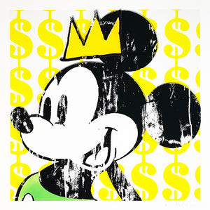 BEN ALLEN 'King Mickey w/Crown 4' 3D Constructed Print