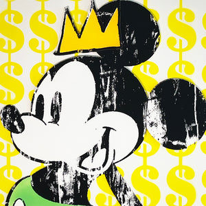BEN ALLEN 'King Mickey w/Crown 4' 3D Constructed Print
