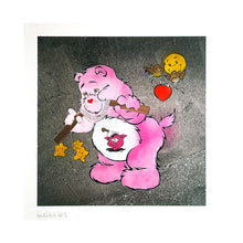 Load image into Gallery viewer, BEN EINE &#39;Scare Bear&#39; (pink) Spray/Stencil + Screen Print - Signari Gallery 