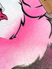 BEN EINE 'Scare Bear' (pink) Spray/Stencil + Screen Print - Signari Gallery 