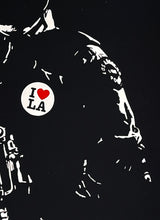 Load image into Gallery viewer, BEN NAZ &#39;LA Love&#39; (gold) Hand-Painted Screen Print - Signari Gallery 