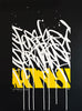 BISCO SMITH 'Forever Forward' (white-on-black) Screen Print (18)