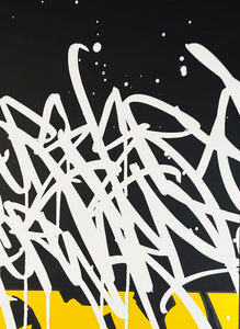 BISCO SMITH 'Forever Forward' (white-on-black) Screen Print (18)