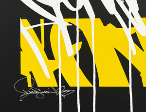 BISCO SMITH 'Forever Forward' (white-on-black) Screen Print (5)
