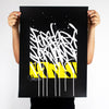 BISCO SMITH 'Forever Forward' (white-on-black) Screen Print (5)
