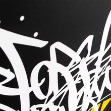 Load image into Gallery viewer, BISCO SMITH &#39;Forever Forward&#39; (white-on-black) Screen Print (5)