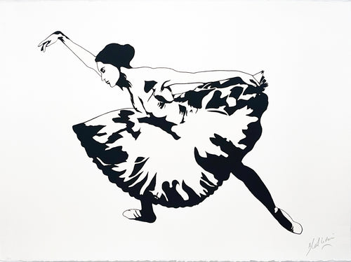 BLEK LE RAT 'Ballerina' Screen Print
