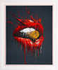 BRUSK 'Bullet in Your Mouth' Framed Lithograph Print