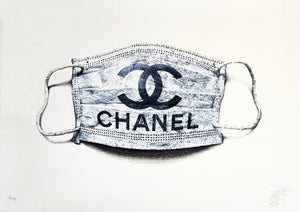 BRUSK 'Fashion Weeks 1' (bleu) Giclée Print - Signari Gallery 