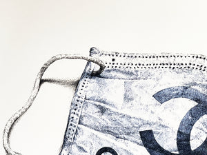 BRUSK 'Fashion Weeks 1' (bleu) Giclée Print - Signari Gallery 