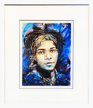 Load image into Gallery viewer, C215 &#39;Blue Basquiat XL&#39; Custom Framed Giclée Print