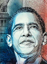 Load image into Gallery viewer, C215 &#39;Obama&#39; Custom Framed Giclée Print