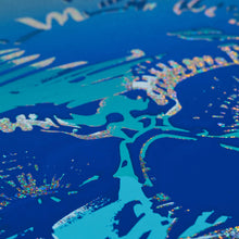 Load image into Gallery viewer, CHAZ BOJÓRQUEZ &#39;LA Mix&#39; (blue) Screen Print on Confetti