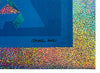 CHAZ BOJÓRQUEZ 'LA Mix' (blue) Screen Print on Confetti - Signari Gallery 