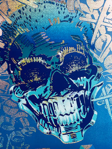 CHAZ BOJÓRQUEZ 'LA Mix' (blue) Screen Print on Confetti