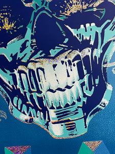 CHAZ BOJÓRQUEZ 'LA Mix' (blue) Screen Print on Confetti