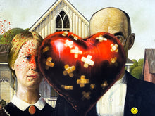 Load image into Gallery viewer, CHRIS BOYLE &#39;American Gothic with Banksy Twist&#39; Giclée Print - Signari Gallery 