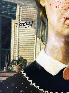 CHRIS BOYLE 'American Gothic with Banksy Twist' Giclée Print - Signari Gallery 