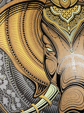 Load image into Gallery viewer, CHRIS SAUNDERS &#39;Elephant Mandala&#39; Screen Print