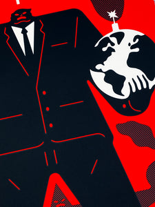 CLEON PETERSON 'Destroy America' (red) Screen Print