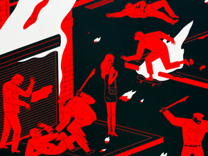 CLEON PETERSON 'Rule of Law 2' Screen Print (#55) - Signari Gallery 