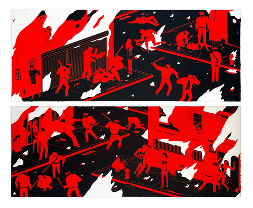 CLEON PETERSON 'Rule of Law' Screen Print Set - Signari Gallery 