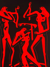 Load image into Gallery viewer, CLEON PETERSON &#39;Sirens&#39; (red) Screen Print