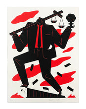 Load image into Gallery viewer, CLEON PETERSON &#39;Useless Idiot&#39; (white) Screen Print - Signari Gallery 