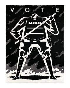 CLEON PETERSON 'Vote II' Screen Print - Signari Gallery 